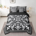 thumbnail image 2 of Feelyou Western Damask Twin Bedding Sets 7pcs, Bohemian Flower Bedding Comforter Set, 2 of 8