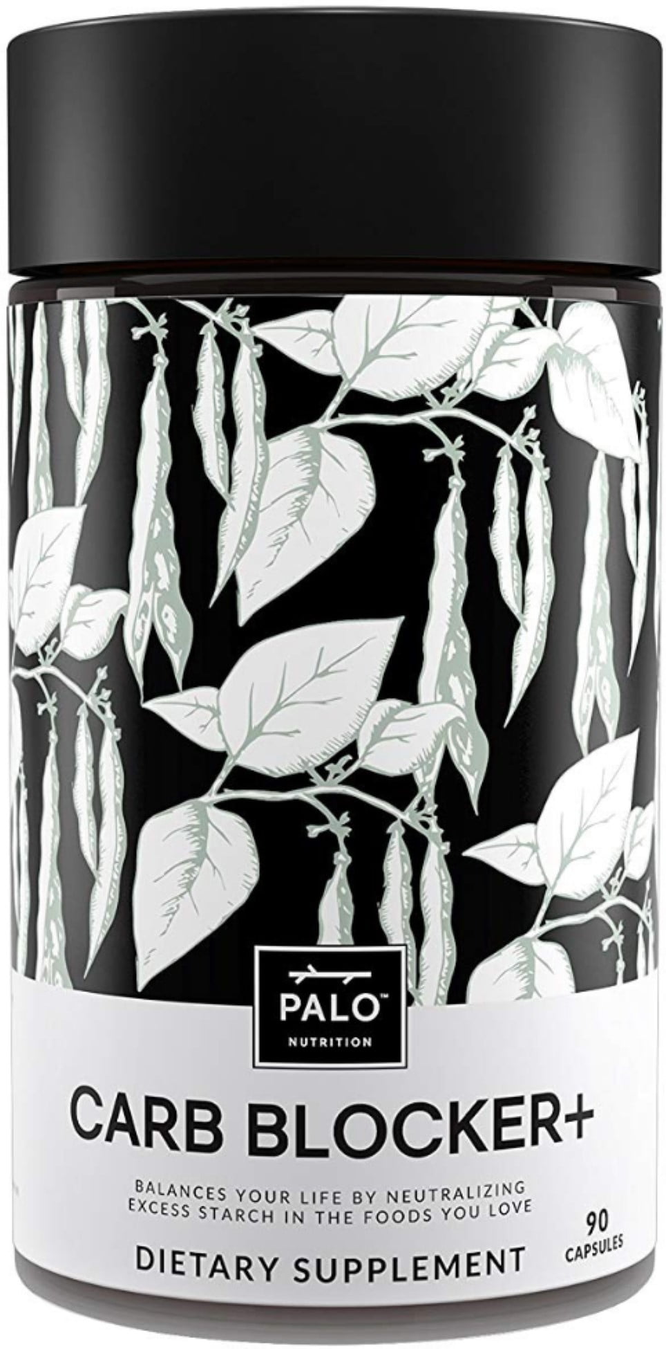 Carb Blocker + PALO 1500 Milligrams of White Kidney Bean Extract for