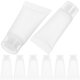 thumbnail image 4 of WORGEOUS 50 Uds. Tubos de crema, tubos vacíos de viaje, tubos vacíos para apretar, botella de loción, tubos recargables para apretar de viaje para loción, contenedor de pasta de dientes, 4 of 8
