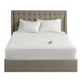 thumbnail image 1 of Serta 54x75 Pouces Tissu Polyester Imperméable Surmatelas Chauffant en Blanc, 1 of 5