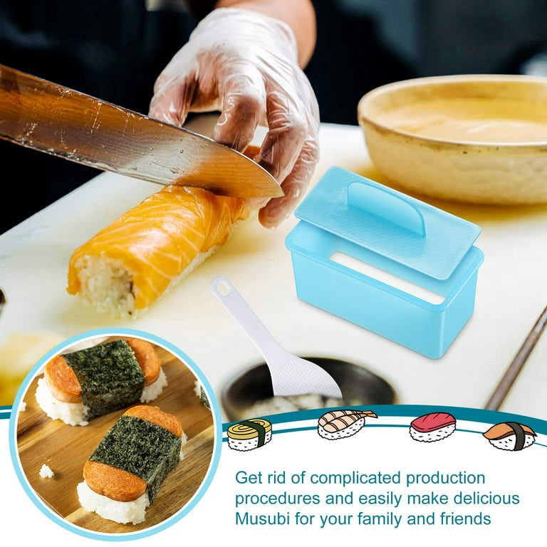 IMPRESA Musubi Maker Kit - 2 Pack - Non-Stick Sushi Press Mold for Handmade  Rolls, Kimbap, Onigiri, Sekirei, and Hawaiian Musubi - BPA Free and