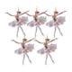thumbnail image 1 of Adornos navideños colgantes de bailarina 2D para coche, árbol de Navidad 5 piezas, 1 of 9