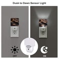 thumbnail image 3 of Xecao Abstract Glowing Wave Pattern for Night Light - a Wall-mounted LED Fixture with A Dusk-to-dawn Sensor, Ideal for Bedrooms, Bathrooms, Hallways, and Kitchens-UK, 3 of 7