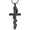 Black, variant on Snake Cross Cremation Necklaces Animal Serpent Urn Pendant Cross Memorial Pendant Religion Pray Keepsake Gift Perfect Daily Necklace