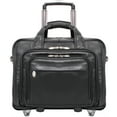 thumbnail image 6 of I Series | GOLD COAST | 17" Leather Patented Detachable -Wheeled Laptop Briefcase - Black, 6 of 7