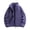 Purple, variant on cocolona Jacket for Women Full Zip Soft Polar Fleece Warm Long Sleeve Outerwear Solid Color Casual Fall Winter Coat