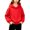 18#Red, variant on Kids Sweatshirt Pullover Hoodie Long Sleeve Solid Color Pockets Soft Casual Hooded Tops for Boys Girls