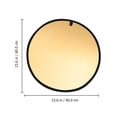 thumbnail image 2 of Photographers 5 in 1 Design Portable Light Reflection Reflector 1Set 23.58x23.58x0.39in, 2 of 8