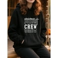 thumbnail image 3 of Casual Winter Christmas Hoodie for Men Women, Holiday Pullover Hooded Sweatshirt, Cozy Cotton Poly Blend, Funny Winter Xmas Gift Outfit, 3 of 5