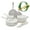 Off-White, variant on GreenPan Nova 10-Piece Cookware Pots and Pans Set, Oprah’s Favorite Things 2024, Ceramic Nonstick, Fry, Sauté, Stockpot, Utensils, Lids, Induction Suitable, Dishwasher, Oven Safe, Deep Teal