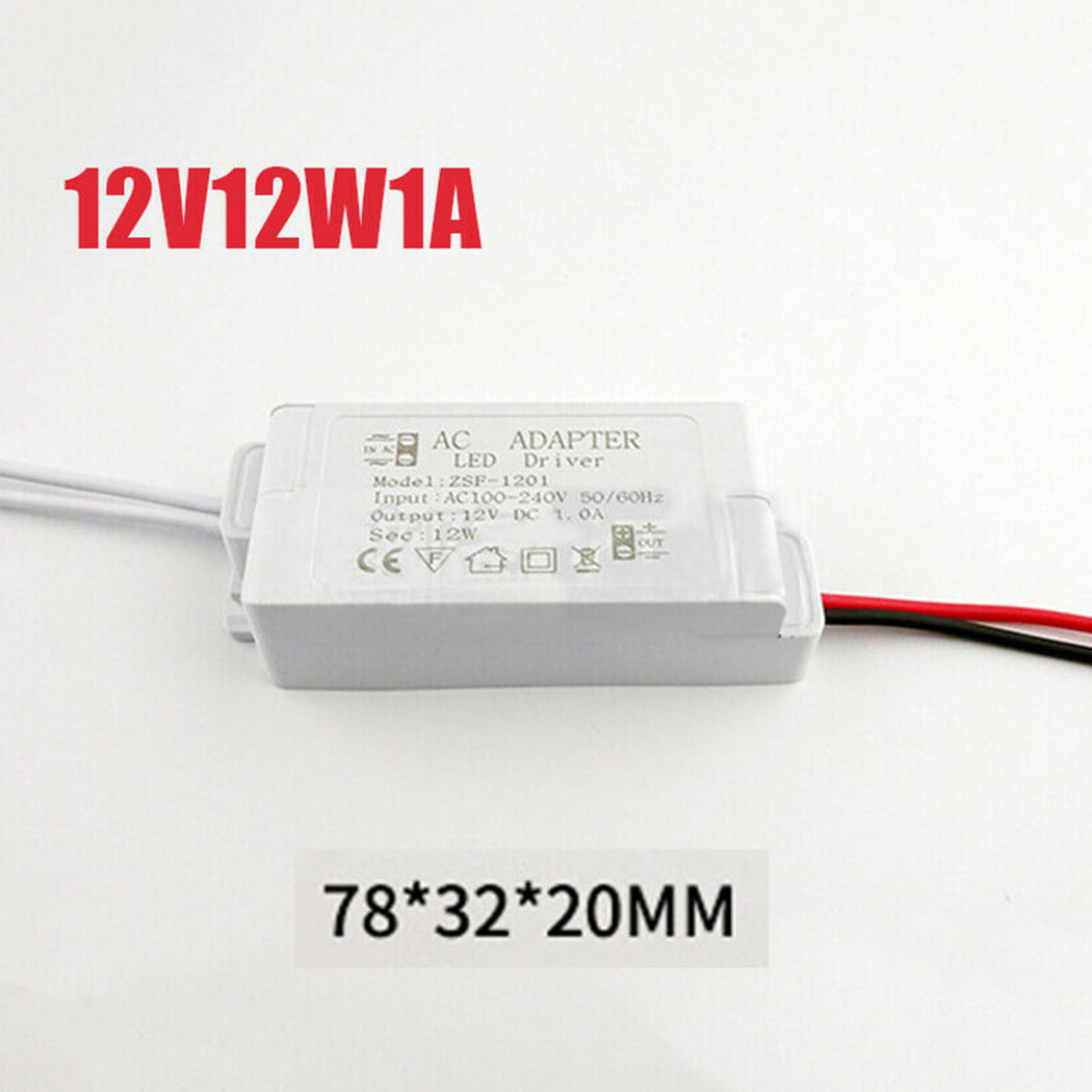 5 x LED Driver 12V LED Power supply LED transformer LED Adapter 12W all LED use 