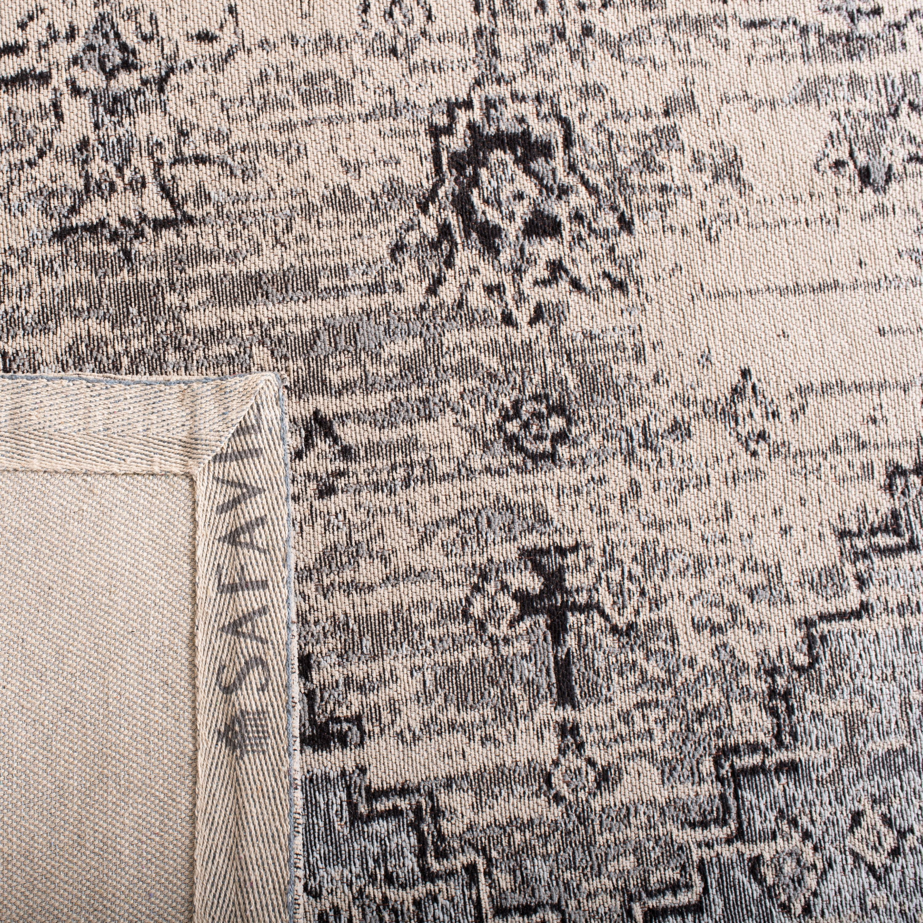 SAFAVIEH Classic Vintage Bedinn Overdyed Polyester Area Rug, Grey, 5' x 8'