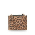 thumbnail image 3 of Jessica Simpson Women's Roxie Mini Bifold Wallet, Leopard, 3 of 3
