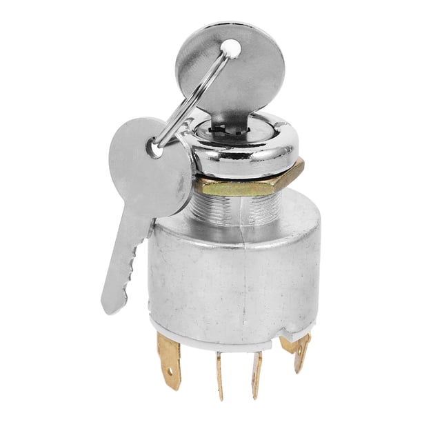 Interruptor de encendido de coche con llaves Interruptor de encendido automotriz de 7 pines Interruptor de encendido de vehículo 12 V