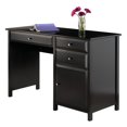 thumbnail image 2 of Winsome Delta Office Black Writing Desk - 22147, 2 of 5
