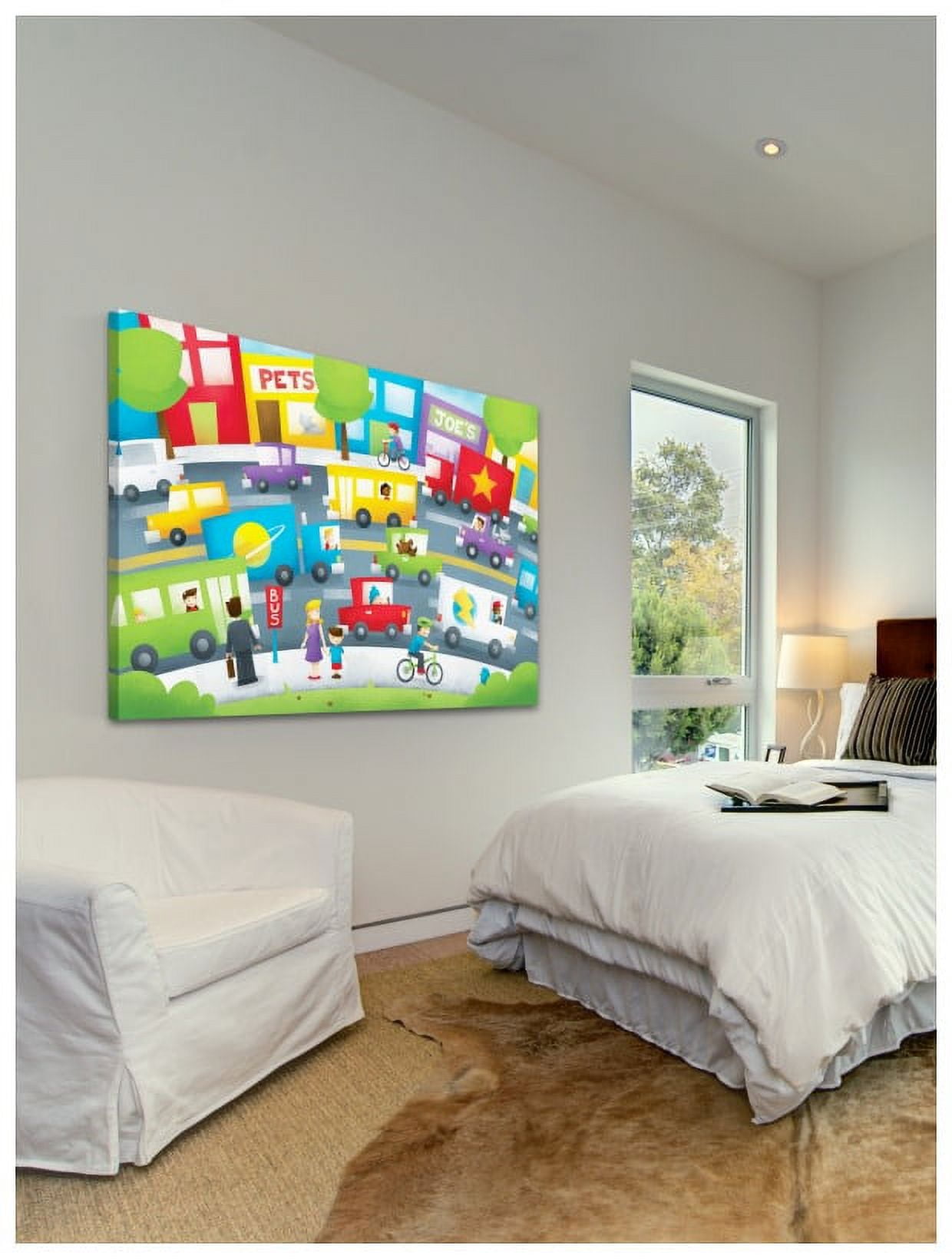 Marmont Hill "Traffic" by Curtis Painting Print on Canvas