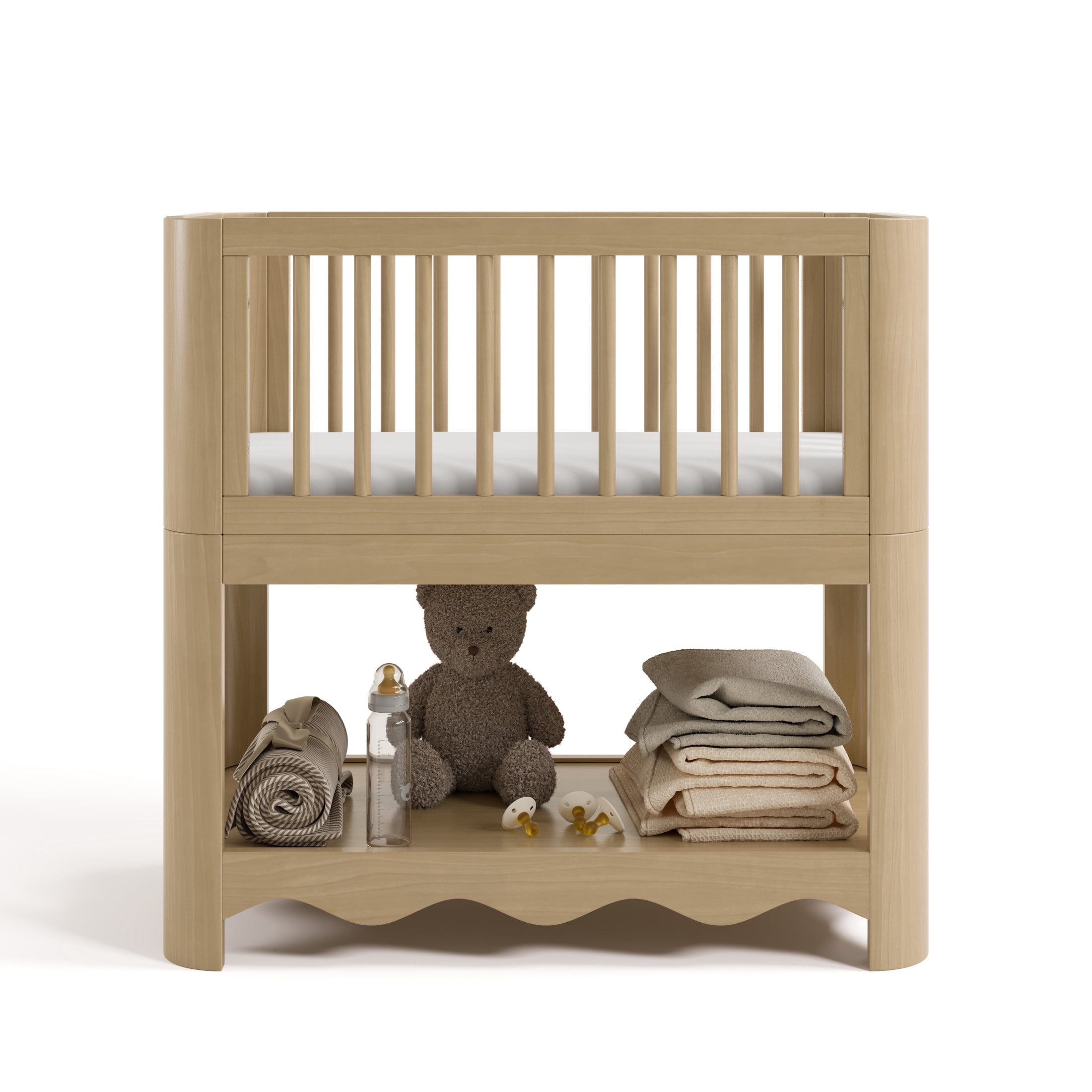 Storkcraft Casablanca 3-in-1 Convertible Bassinet, Driftwood