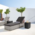 thumbnail image 2 of Tabouret de Jardin Carré MgO Intérieur Extérieur Gris, 2 of 9