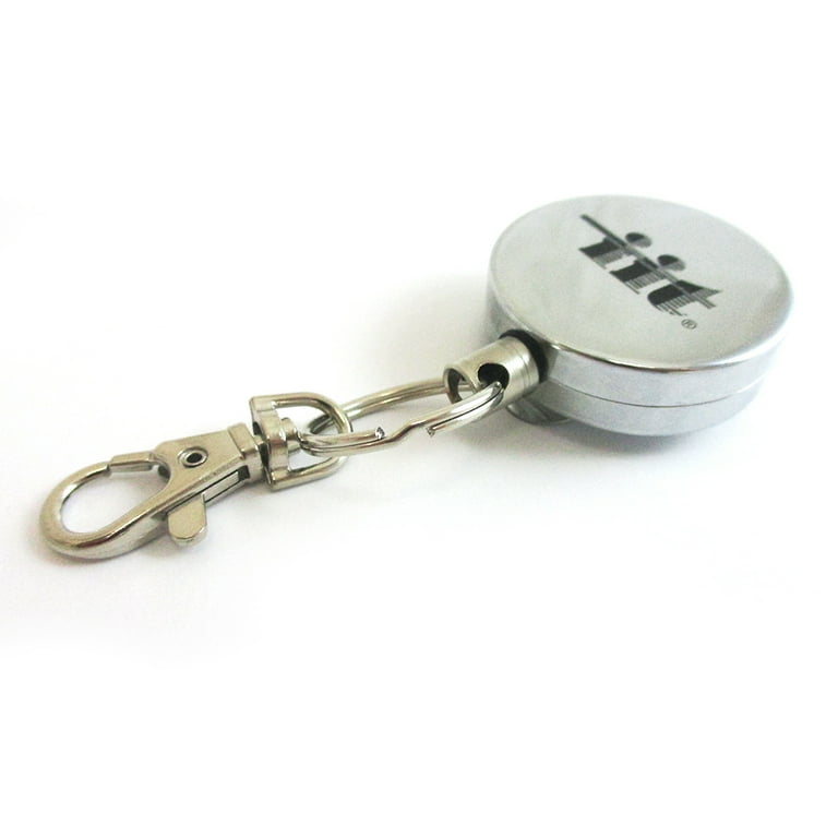 Heavy Duty Pull Apart Metal Key Ring – Retractable Reels