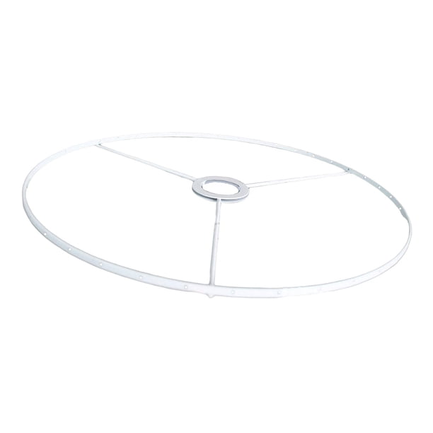 Soporte de luz de mesa portátil y duradero con pantalla de hierro para lámpara de noche, ideal para bodas y cafeterías. Blanco 38cm