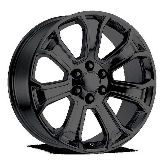 OE Creations Aluminum Rim PR166 22X9in Gloss Black Finish, 166GB-2295824