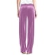 thumbnail image 4 of Karight Women Velour Pants Soft Velvet Sweatpants Straight Leg Athletic Joggers Casual Lounge Pajama Pants with Pockets, 4 of 5