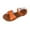 Orange, variant on Summer Sandals for Women Casual Summer New Strap Comfortable Wide Stripe Open Toe Beach Flat Sandals