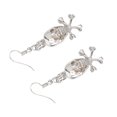 thumbnail image 3 of Pretyzoom Alloy Blue Earrings Skull Design Jewelry for Anniversary, 3 of 6