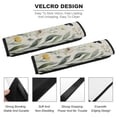 thumbnail image 2 of WYYP Flowers Butterflies Arts and Crafts Movement Car Seat Belt Pad Cover Ideal for Car Interior Accessories 2Pcs, 2 of 6