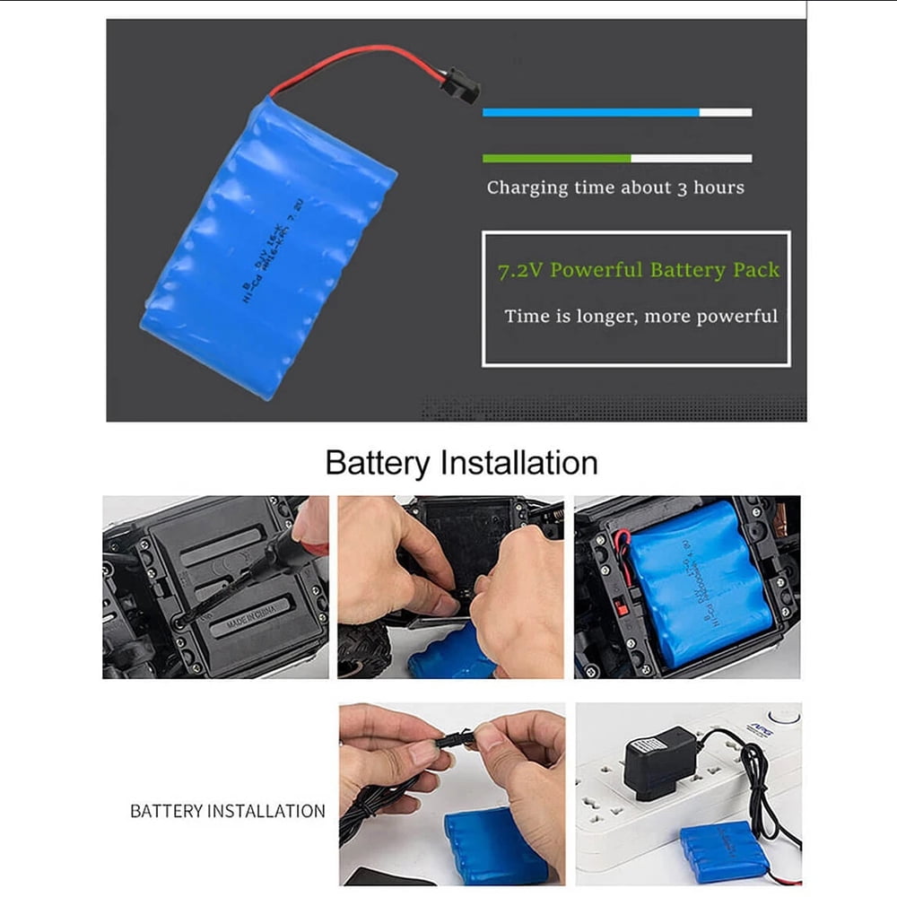 Rechargeable Battery Pack For Racing Remote Control Car Toy Remote Control Truck Rechargeable Batteries