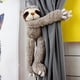 thumbnail image 5 of Soporte de cortina de dibujos animados de perezoso, juguete de peluche decorativo, bonito soporte de cortina, muñeco de peluche para el hogar, regalo, 5 of 9