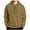 Khaki, variant on Hoodies for Men Quarter Zip Raglan Long Sleeve Drawstring Hooded Pullover with Pockets Fall Casual Sweatshirt