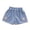 Khaki, variant on YunPes Kids Girls Denim Shorts Tulle Bow Elastic Waist Jean Shorts Casual Stretch Baggy Denim Hot Pants Cute Trendy Preppy Clothes