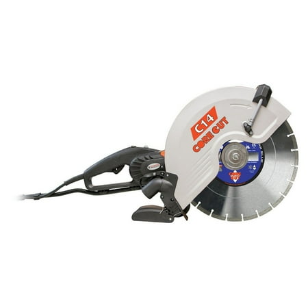 Diamond 48975 C14 120V 15 Amp 4500 RPM 5 in. Cutting Depth 14 in. Capacity Wet or Dry Cutting Electric Hand Held Saw