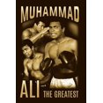 thumbnail image 2 of Muhammad Ali Gold Mono Dark-Chocolate Small T-Shirt, 2 of 3