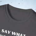 thumbnail image 3 of I CAN'T WAIT TO CLAP BACK FUNNY SKELETON SLANG Unisex Softstyle T-Shirt, 3 of 8