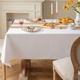 thumbnail image 4 of Hand-woven Hollow Tassel Table Runner Tablecloth Cotton And Linen Wedding Decor Brown 30*200, 4 of 9
