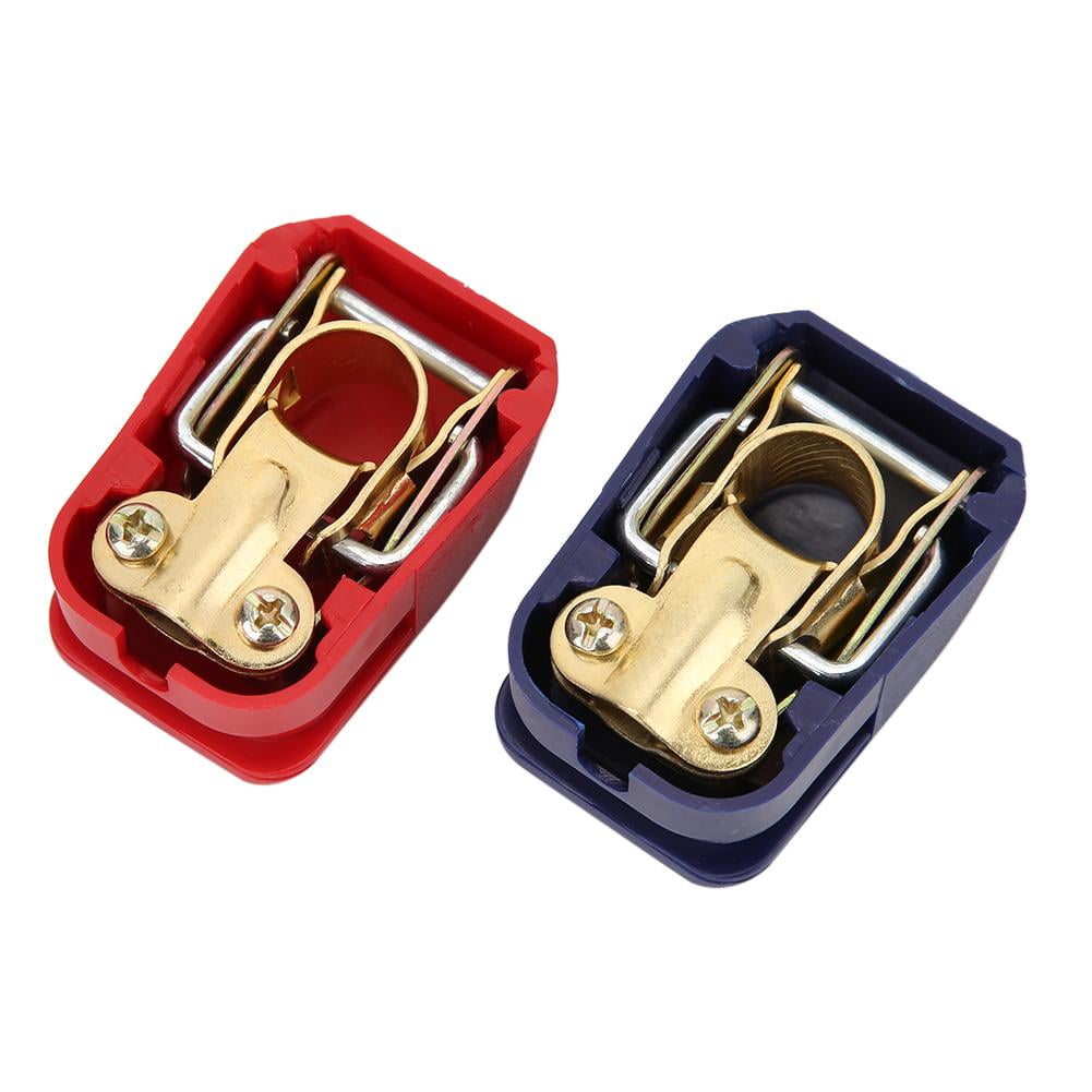 Edfrwws 1 Pair 12V Quick Release Battery Terminals Clamps Clip for Car Caravan Boat