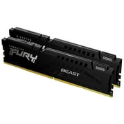 Kingston FURY Beast 32GB (2x16GB) 6000MT/s DDR5 CL36 Desktop Memory | AMD EXPO | Plug N Play | Kit of 2| KF560C36BBE2K2-32