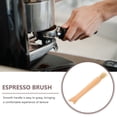 thumbnail image 3 of ELAYARD Handheld Espresso Powder Brush with Smooth Wood Handle for Convenient Coffee Machine Cleaning, 3 of 7