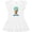 AA-White, variant on Inktastic Keep It Cool Melting Earth Ice Cream Cone Girls Toddler Dress