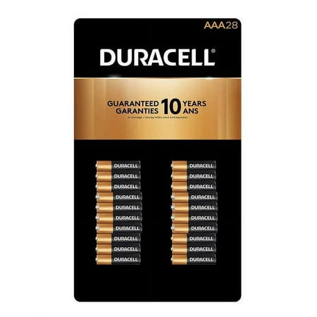 Duracell 1.5V CopperTop AAA Alkaline Batteries, 28 Pack