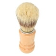 thumbnail image 4 of Cepillo de afeitar para barba con mango de madera, ligero y suave, ideal para salón y hogar., 4 of 14
