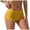 Gold, variant on Ladies Elegant Full Lace Boyshort Brief, Scalloped Wave Trim Stretch Lace Panties, Moderate Coverage Intimate Underwear for Home Work Dating Outfits