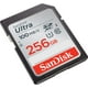 thumbnail image 1 of Tarjeta de Memoria Sandisk 256 GB Ultra SDXC UHS-I-100MB/S, C10, U1, Full HD, Tarjeta SD-SDSDUNR-256G-GN6IN SanDisk Sandisk 256, 1 of 2