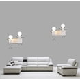 thumbnail image 5 of FSLiving Modern Fashion Style Hardwired Two Little Men to Hug Wall Lamp E26 Lamp Holder White Metal Wall Light Fixture for Children's Room Loft Dorm Bedroom Restaurant Bulb Not Included - 1 Light, 5 of 7