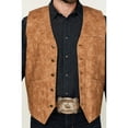 thumbnail image 3 of Cody James Men's Palomino Faux Leather Vest - CJFA24V41-TAN, 3 of 4