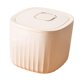 thumbnail image 5 of Cubo de cereales, contenedor de arroz, 11 lb con tapa a presión, lata, frasco hermético, contenedor sellado Beige, 5 of 9