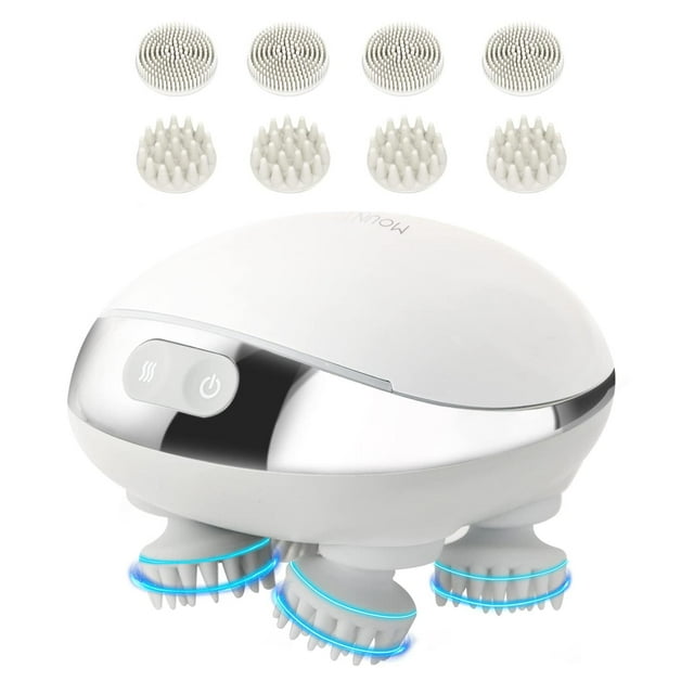 Masajeador Eléctrico Mountrax Rojo para Crecimiento del Cabello y Relajación Muscular