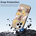 thumbnail image 4 of Funda de TPU Kawaii Axolotl para iPhone 16 Pro: ultrafina, a prueba de golpes, antiamarilleo, resistente a arañazos, compatible con carga inalámbrica, agarre mejorado, estilo negro., 4 of 7